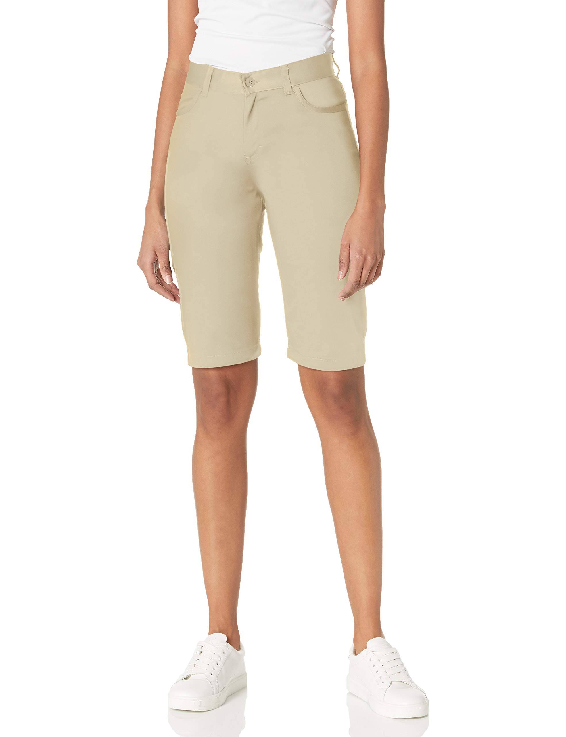 Stretch Matchstick Shorts for Juniors - Comfortable School Uniform Shorts for Classroom & Casual Wear