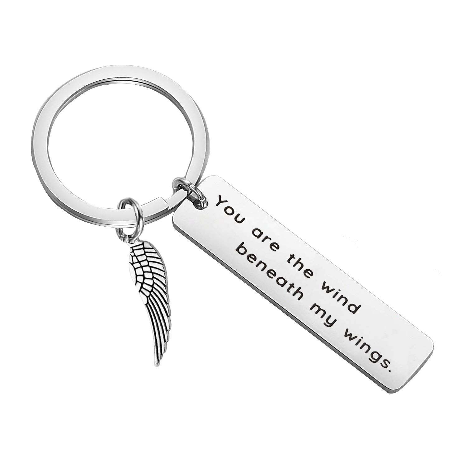 PLITI Graduation Thank You Gifts - 'You Are the Wind Beneath My Wings' Inspirational Keychain for Graduates, Teachers & Achievers | Perfect Graduation Party Favors, Teacher Appreciation Gifts & Milestone Celebrations