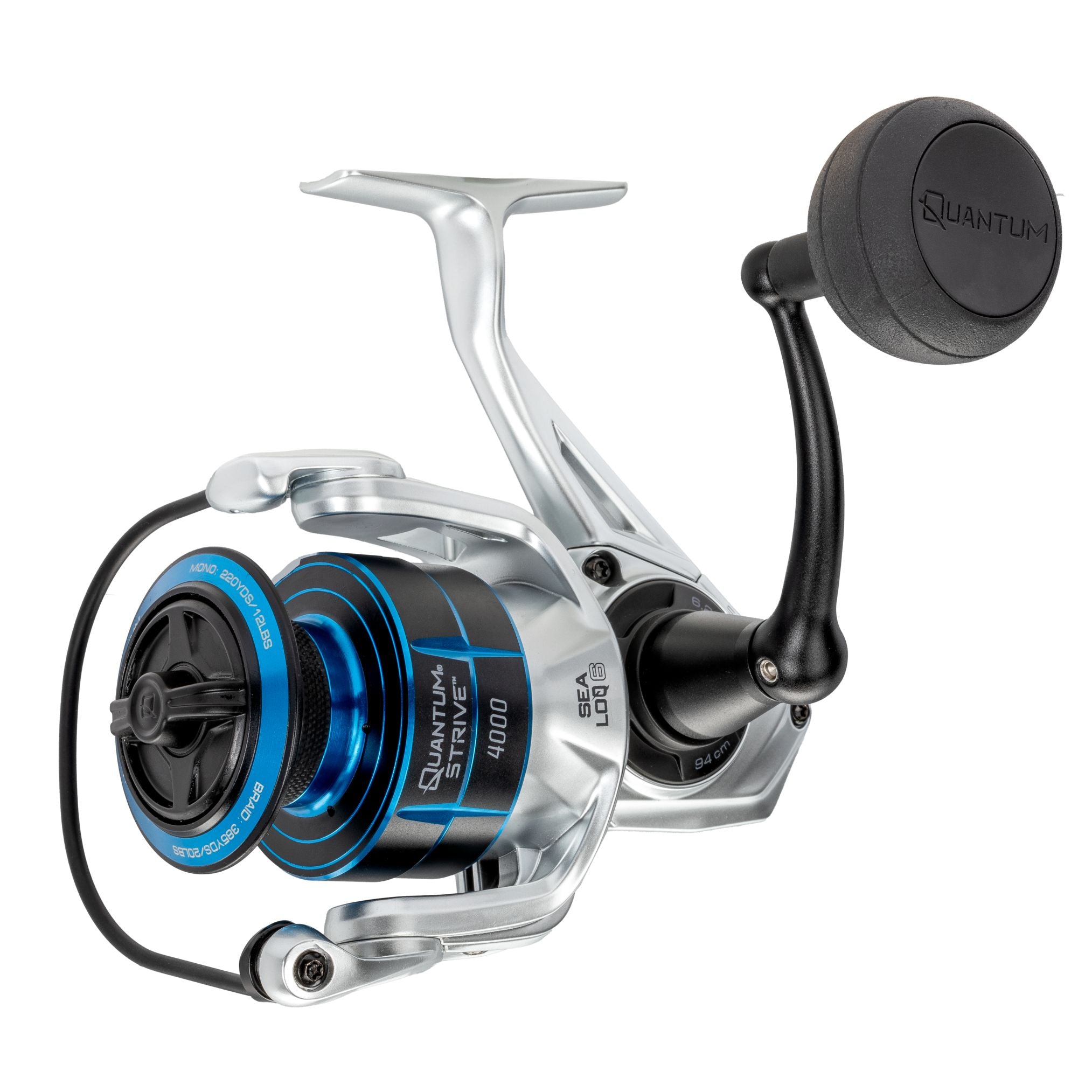 Quantum Strive Spinning Reel - High Performance Saltwater Fishing Reel with Smooth Drag System | Perfect for Offshore, Surf Fishing & Freshwater Angling