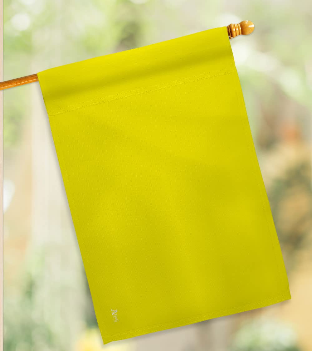 Americana Home & Garden Yellow House Flag - Double-Sided Open for Business Banner - Made in USA - Perfect for Storefronts, Retail Shops & Yard Decorations