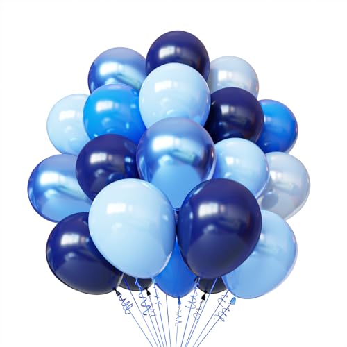 Various Blue Balloons