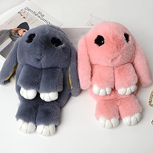 Cute Plush Rabbit Sling Bag for Women & Girls - Soft Fluffy Bunny Shoulder Bag Crossbody Purse - Multicolor Fashion Accessory for Casual Outings, Travel, and Everyday Use
