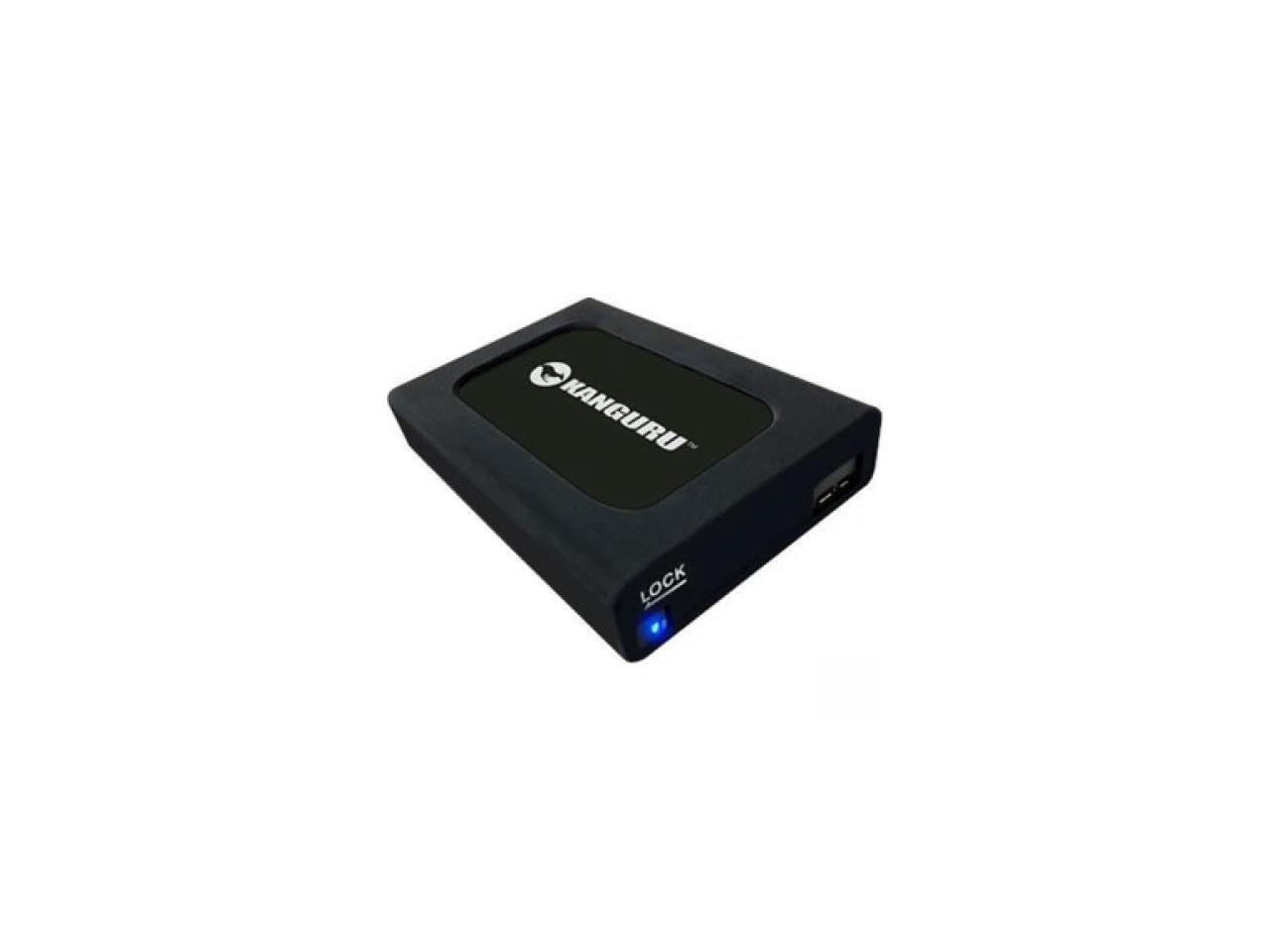 5TB Kanguru UltraLock External Hard Drive - USB 3.0 SuperSpeed Portable HDD - Secure Data Storage for Business, Backup & Travel