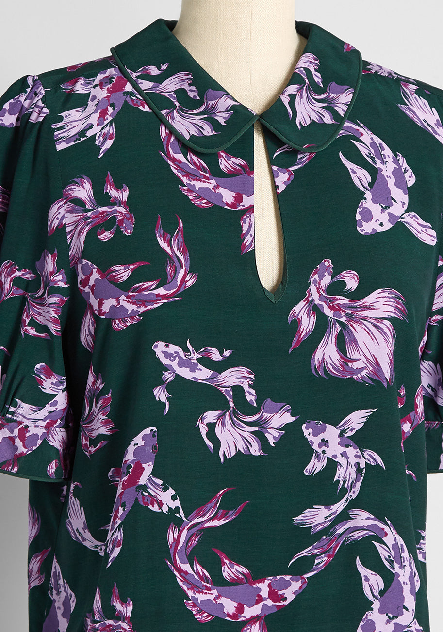 Passing Through a Dream Top - Stylish Women's Fashion Blouse for Casual Wear & Night Out | Perfect for Date Nights, Parties, and Office Outfits