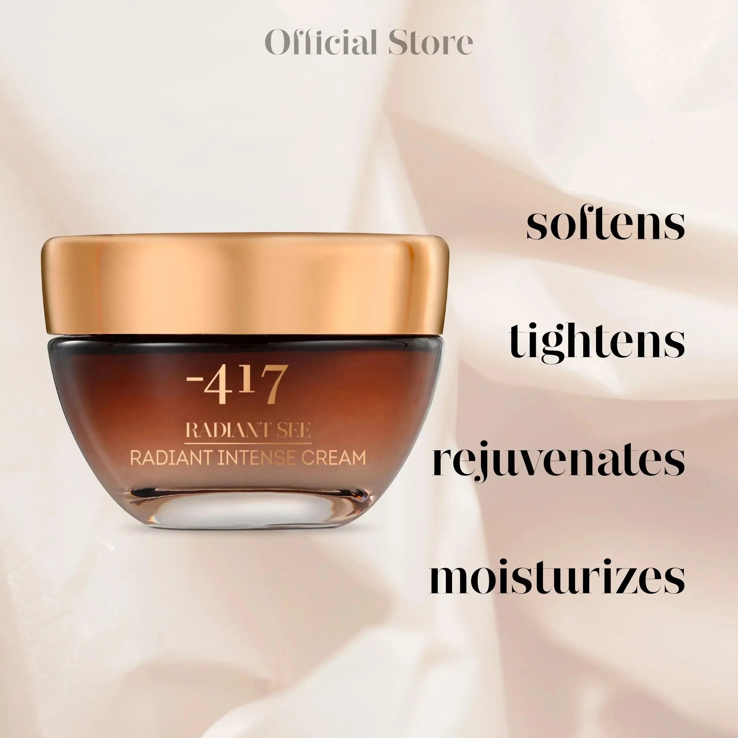 Minus 417 Radiant Intense Cream - Brightening & Hydrating Face Moisturizer for Glowing Skin | Perfect for Day & Night Skincare Routine