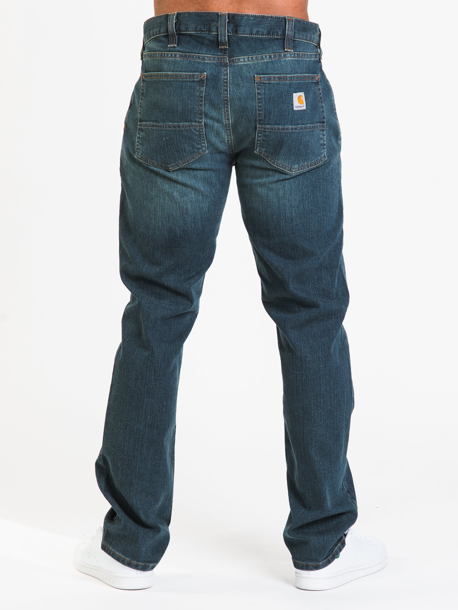 Carhartt Rugged Flex Relaxed Fit Low Rise Jeans for Men - Durable Work Pants for Construction, Farming & Outdoor Activities - Clearance Sale