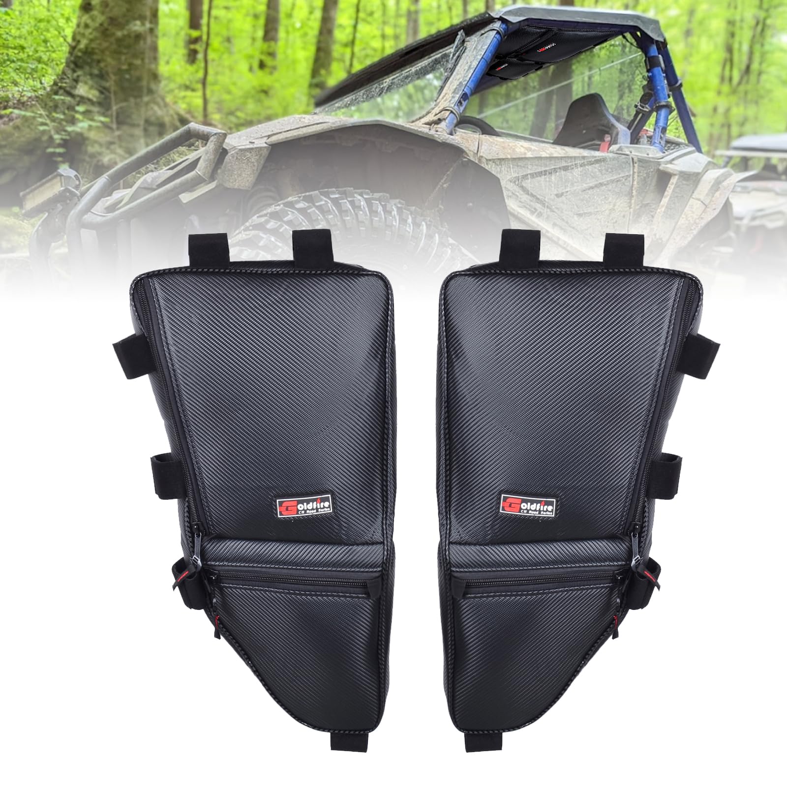 Goldfire Talon 1000 Accessories - Overhead Storage Bags & Tool Organizer Pouch for Roof Gear | Compatible with 2019-2022 Talon 1000X & 1000R (2-Seater Models) | Perfect for Off-Roading, Camping & Outdoor Adventures