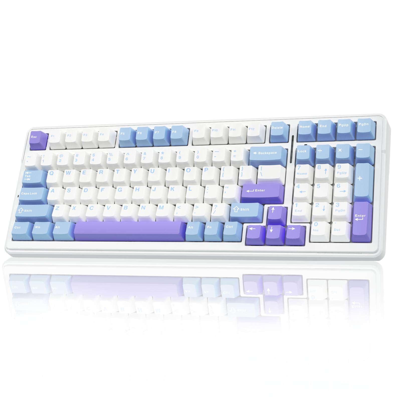 AULA F99 Wireless Mechanical Keyboard - Tri-Mode RGB Gaming for PC/Tablet/Console