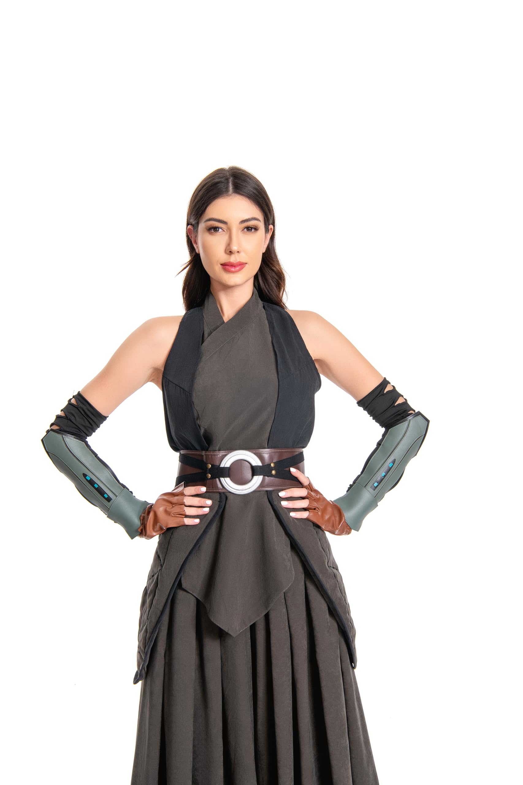 Women's Medieval Knight Costume Set - Warrior Halloween Outfit with Tunic & Pants for Adults | Renaissance Fair, Cosplay, LARP & Halloween Party Costume