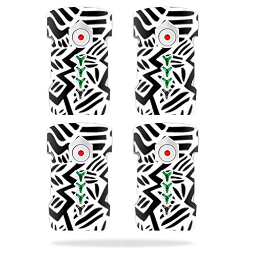 DJI Inspire 1 Battery Skin Wrap (4-Pack) - Abstract Black Protective Cover Sticker | Compatible with DJI Drone Batteries | Perfect for Outdoor Aerial Photography & Travel Protection