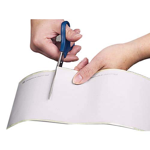 5303-1017 White Unprinted Close-It Tape - 150mm Width x 50m Length - Heavy Duty Packaging & Sealing Tape for Shipping Boxes and Secure Parcels