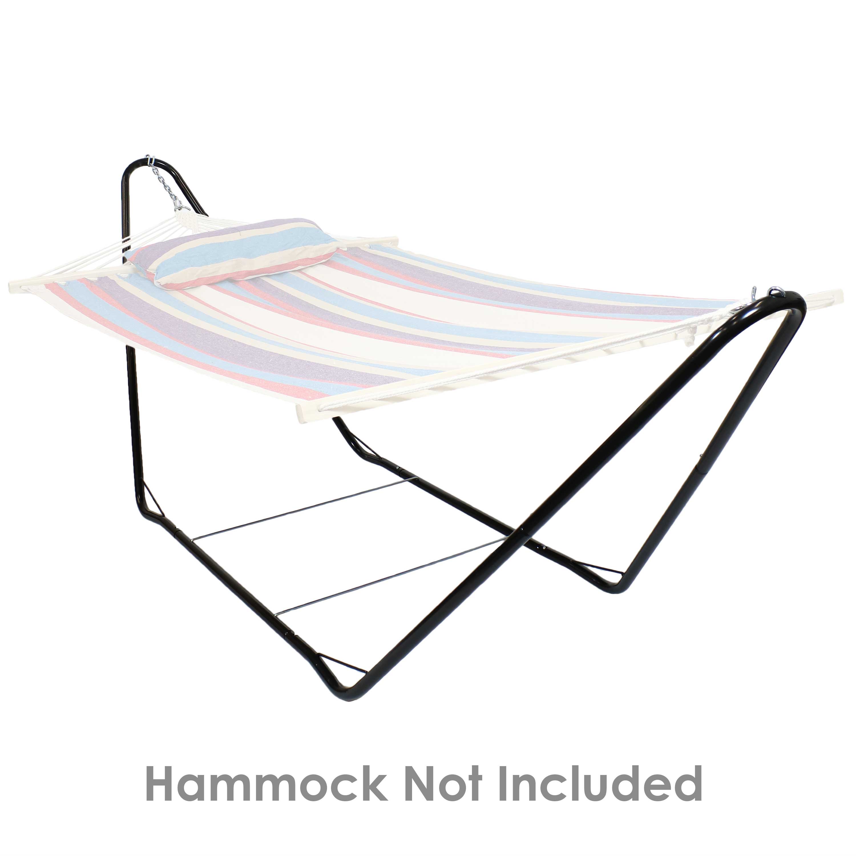Sunnydaze 10-Foot Portable Hammock Stand - 330 lbs Weight Capacity - Perfect for Backyard, Camping & Beach Relaxation