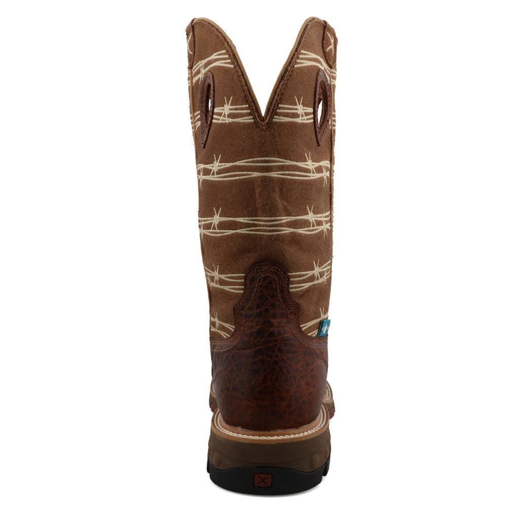 Men's 12 Western Work Boots - Durable Cowboy Boots for Ranch Work & Outdoor Activities | Perfect for Ranchers, Farmers & Country Style