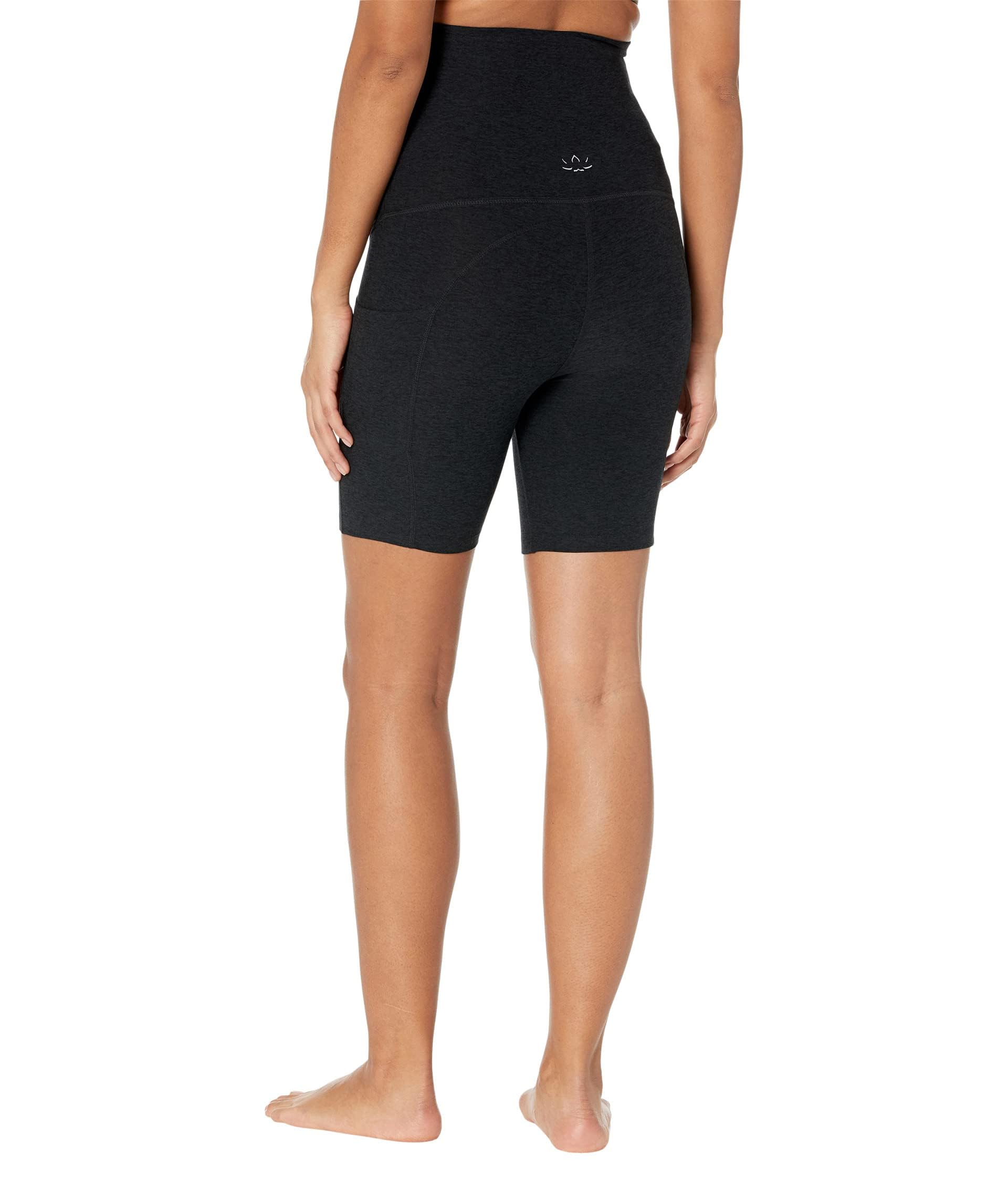 Beyond Yoga Spacedye Maternity Bike Shorts with Pockets - Comfortable & Stretchy for Pregnancy Workouts, Yoga, and Everyday Wear