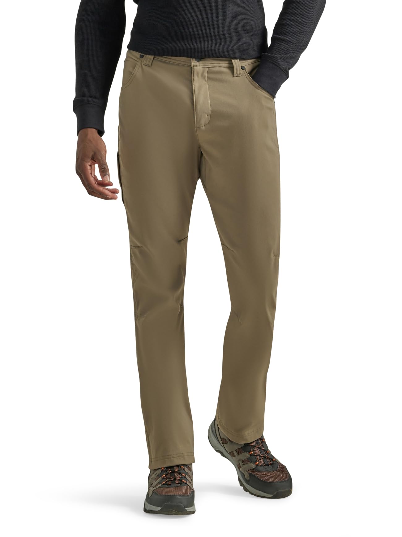 ATG by Wrangler Men's Fleece Lined Utility Work Pants - Warm Winter Workwear for Outdoor Jobs & Cold Weather Activities