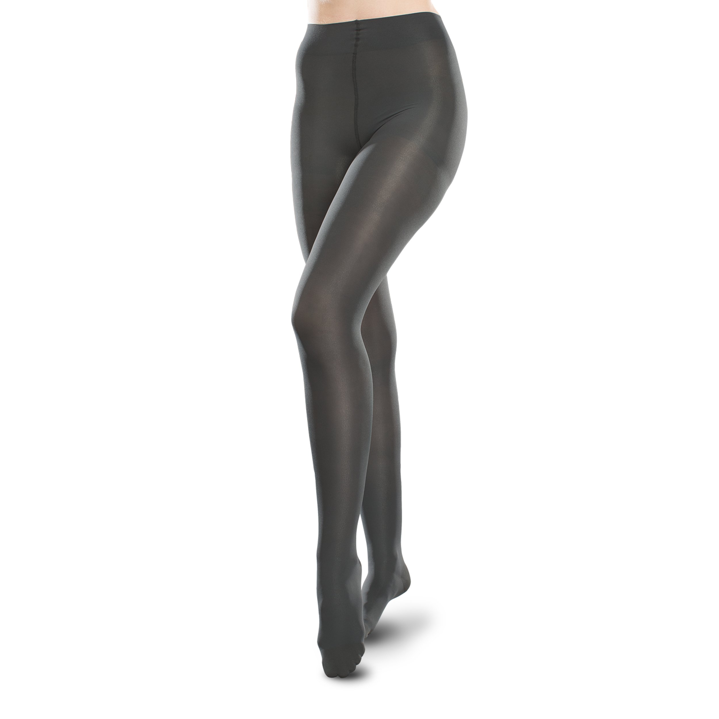 Ease Microfiber 20-30mmHg Moderate Compression Support Tights for Women - Comfortable Medical & Travel Legwear for Circulation, Swelling Relief & Varicose Veins