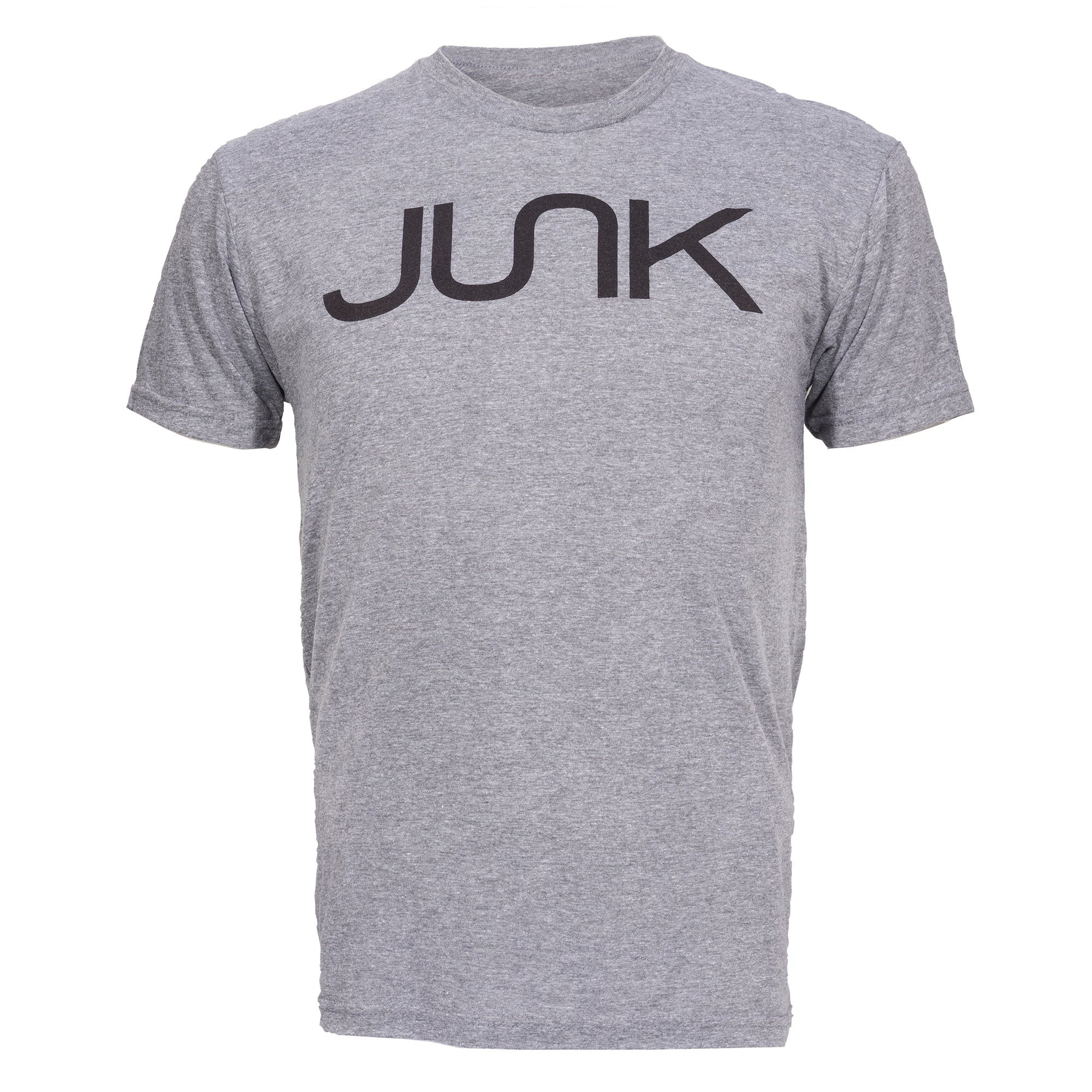 JUNK Tri Blend Heather T-Shirt for Men & Women - Soft Vintage Style Tee for Casual Wear, Gym, and Everyday Outfits
