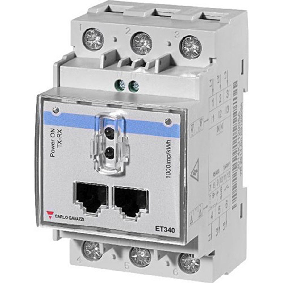 Victron Energy Meter ET340 - 3 Phase Power Monitor, Max 65A per Phase - Ideal for Solar Systems, Marine & RV Power Monitoring