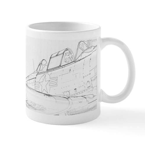 White - Aviation Sketch Mugs