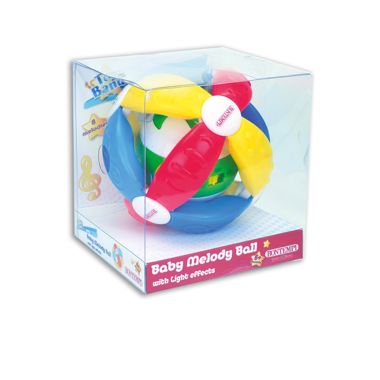 Original Toy Company Electronic Baby Ball - Interactive Light Up Rolling Toy for Toddlers & Infants - Fun Learning & Sensory Play for Babies 6-12 Months - Perfect for Playtime, Daycare & Developmental Activities