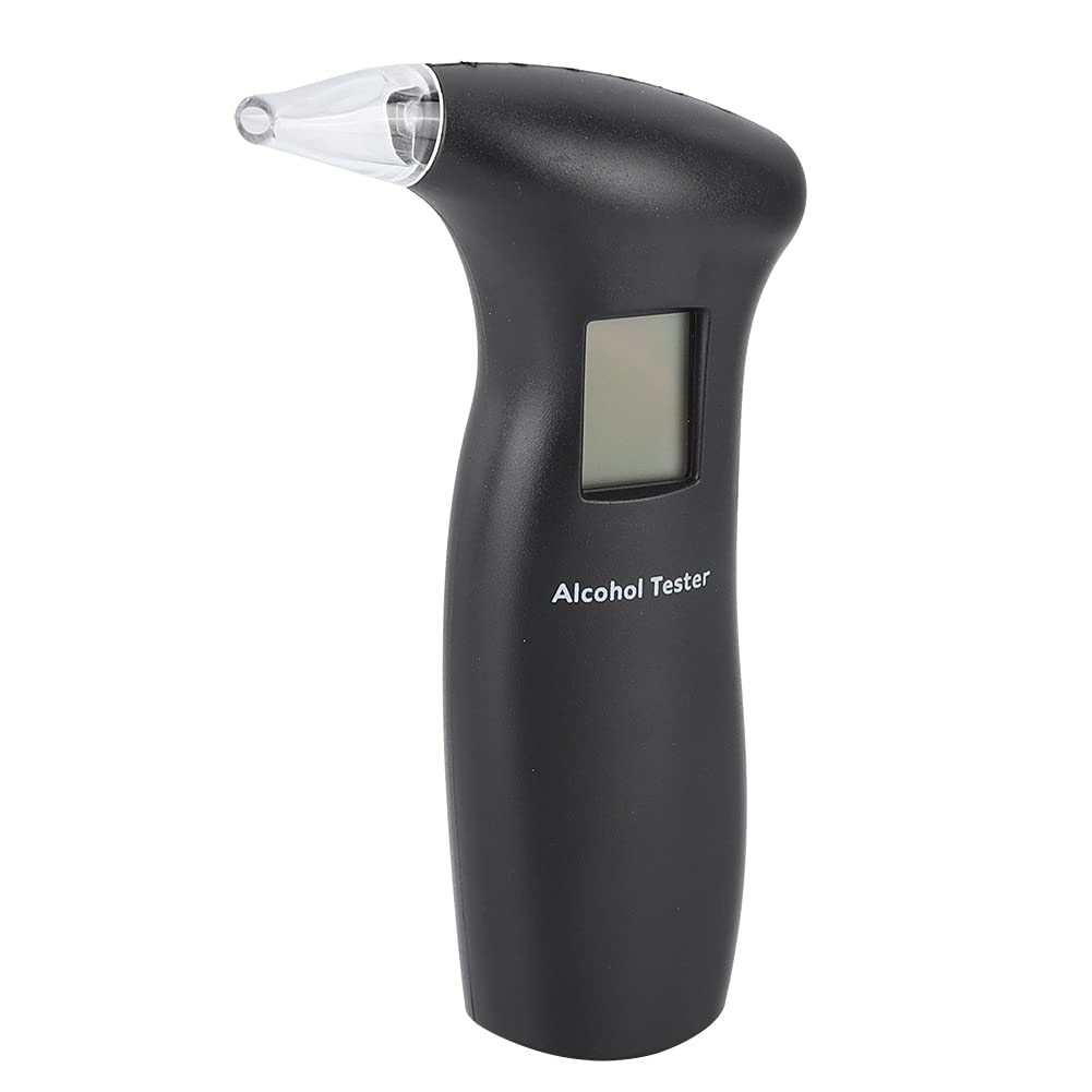 Haowecib Professional Breathalyzer with Backlit Display - 3 Mouthpieces Included - Accurate Alcohol Tester with Composite PCB Technology - Perfect for Personal Use, Workplace Safety, and Law Enforcement Scenarios