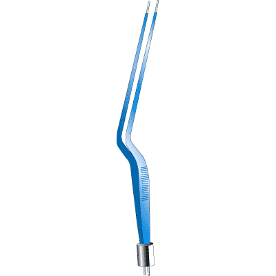 Bipolar Hardy Bayonet Forceps 1mm 91 6105 - Precision Surgical Instrument for Microsurgery and Neurosurgery