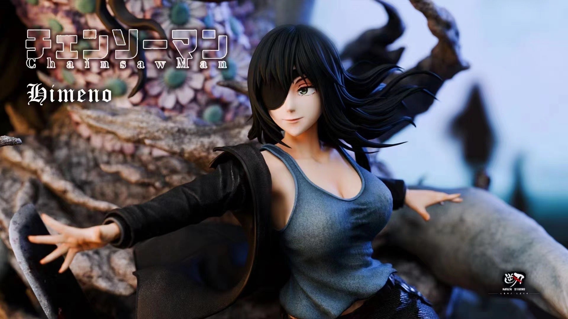 Niren Studio Chainsaw Man Himeno Anime Figure - Collectible Action Figure for Anime Fans | Perfect for Display, Cosplay, and Gift Giving