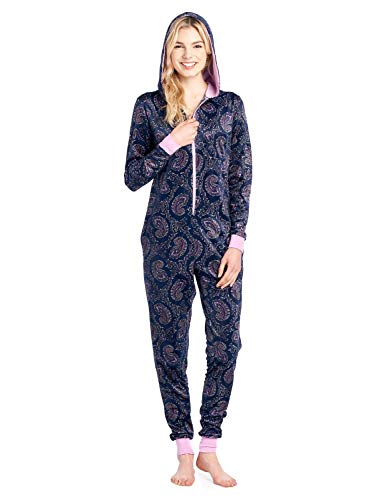Pink Navy Paisley
