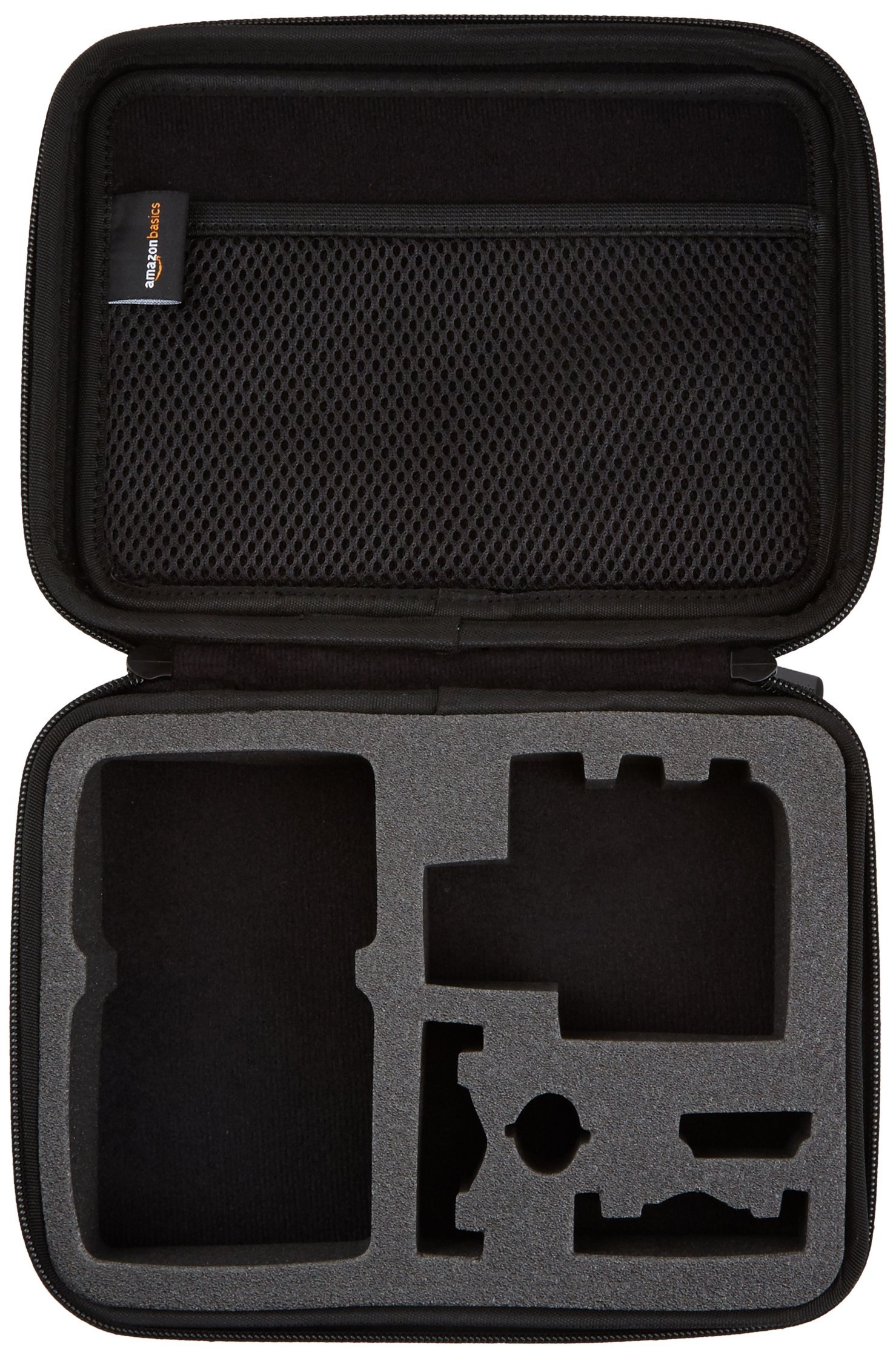 Amazon Basics Medium Waterproof Carry Case for GoPro Hero 11/10/9/8/7 - Protective Travel Storage Bag with Headband Mount - Perfect for Hiking, Cycling & Outdoor Adventures