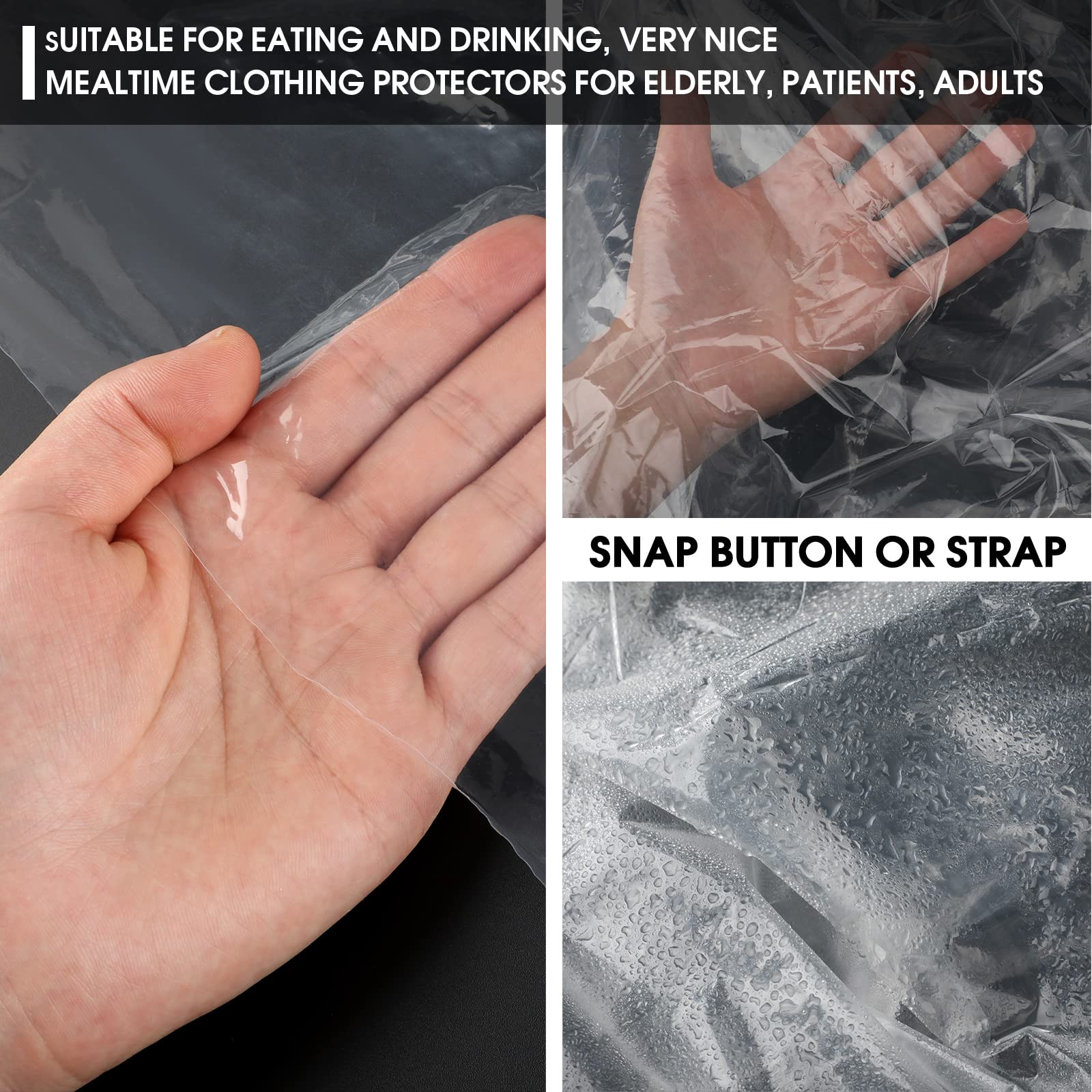 Hoolerry 4-Pack Clear Heavy Duty Waterproof Outdoor Furniture Covers for Sofa & Table - 32x30x30, 52x30x30, 36x21x13 Inch - Durable Plastic Patio Set Protector for Rain, Snow & UV Protection - Perfect for Garden, Deck & Backyard Furniture