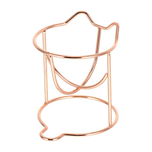 Beaupretty Makeup Sponge Holder - Metal Beauty Blender Drying Stand for Egg Powder Puff & Makeup Sponges | Organizer & Display Storage for Women & Girls | Perfect for Vanity, Travel & Salon Use