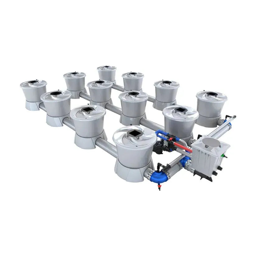 Alien Hydroponics V System Deep Water Culture (DWC) - 12 Pot Hydroponic Growing Kit for Indoor Plants | Perfect for Home Gardening, Hydroponic Vegetables & Herb Cultivation