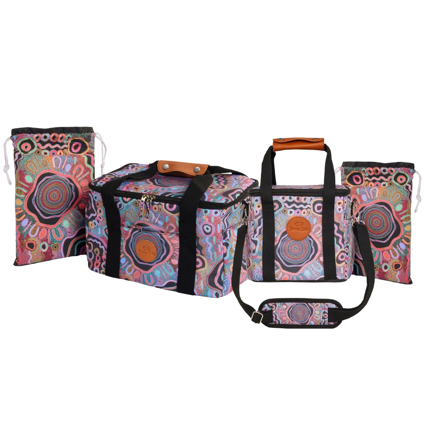 Premium Quick-Dry Camping Cooler & Towel Set for Outdoor Adventures - Moonlight Picnics, Beach Trips & Backpacking Essentials