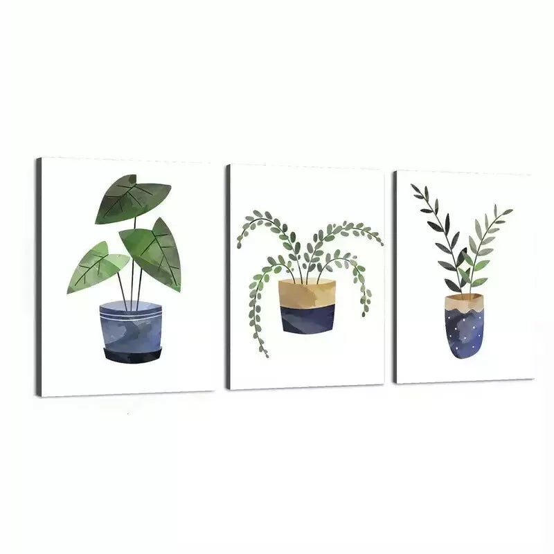 3-Piece Cactus & Succulent Wall Art Set - Framed Canvas Prints 50x70cm - High Quality Australian Made Home Decor - Perfect for Living Room, Bedroom & Office Decor