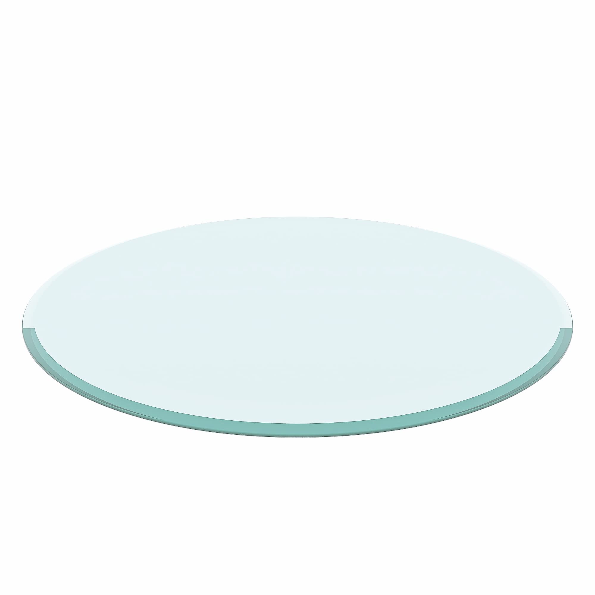 36 Inch Round Tempered Glass Table Top - 1/2