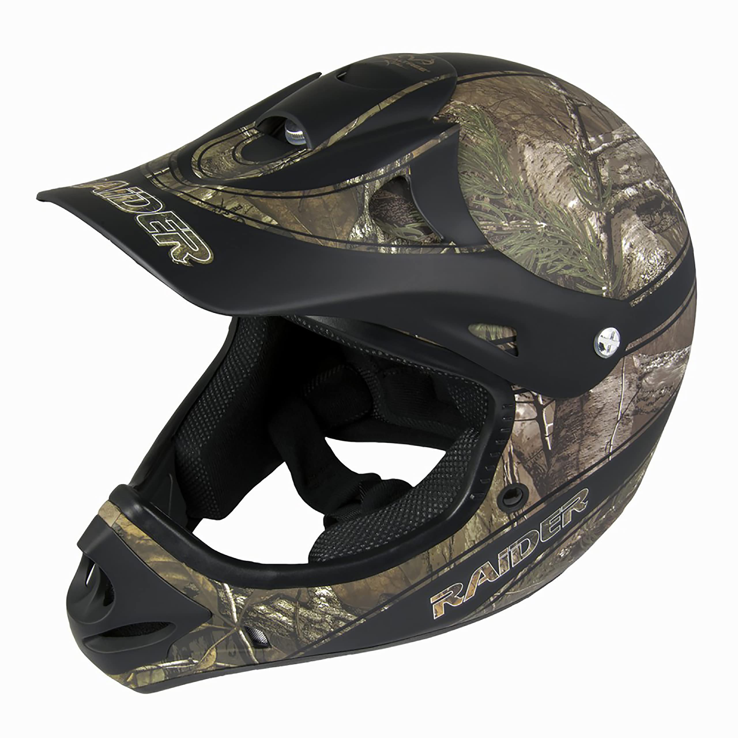 Raider Ambush Realtree Camo Kids MX Off-Road Helmet - Youth ATV Motocross Dirt Bike Helmet for Boys & Girls - Perfect for Trail Riding, Motocross Racing & Off-Road Adventures