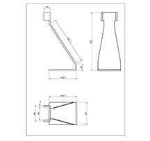 Aardwolf Heavy Duty Steel Post Base 1600 1800 - Galvanized Metal Fence Post Anchor for Outdoor Deck, Pergola & Fence Installation