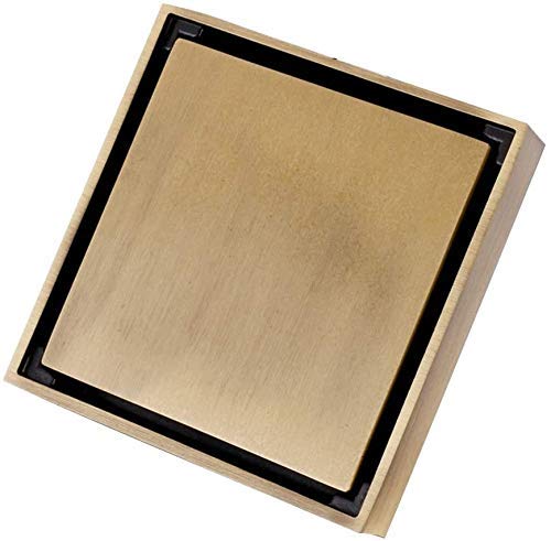 Square Anti-Odor Shower Drain Cover - Invisible Flat Design, Large-Displacement Anti-Clogging Drain Grate for Bathroom (Color: A) - Perfect for Modern Showers and Wet Rooms