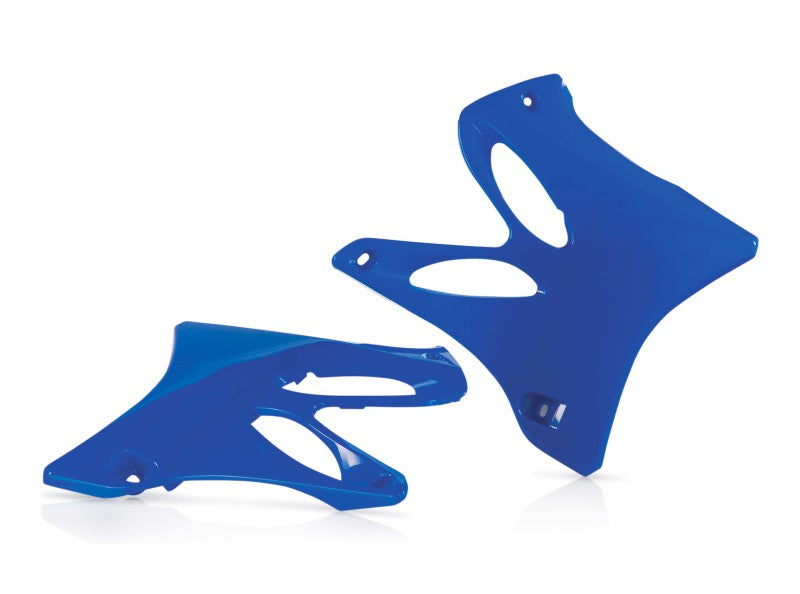 Acerbis 02-14 Yamaha YZ125 YZ250 Radiator Shroud - YZ Blue | Durable Off-Road Motorcycle Protection for Trail & Motocross Racing