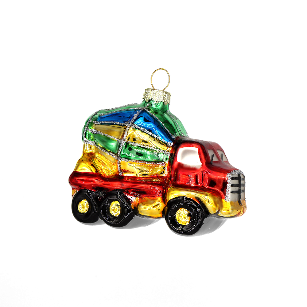 Concrete Mixer Truck Ornament - Mini Cement Truck Model for Construction Enthusiasts - Perfect for Home Decor, Office Display, and Construction-Themed Gifts