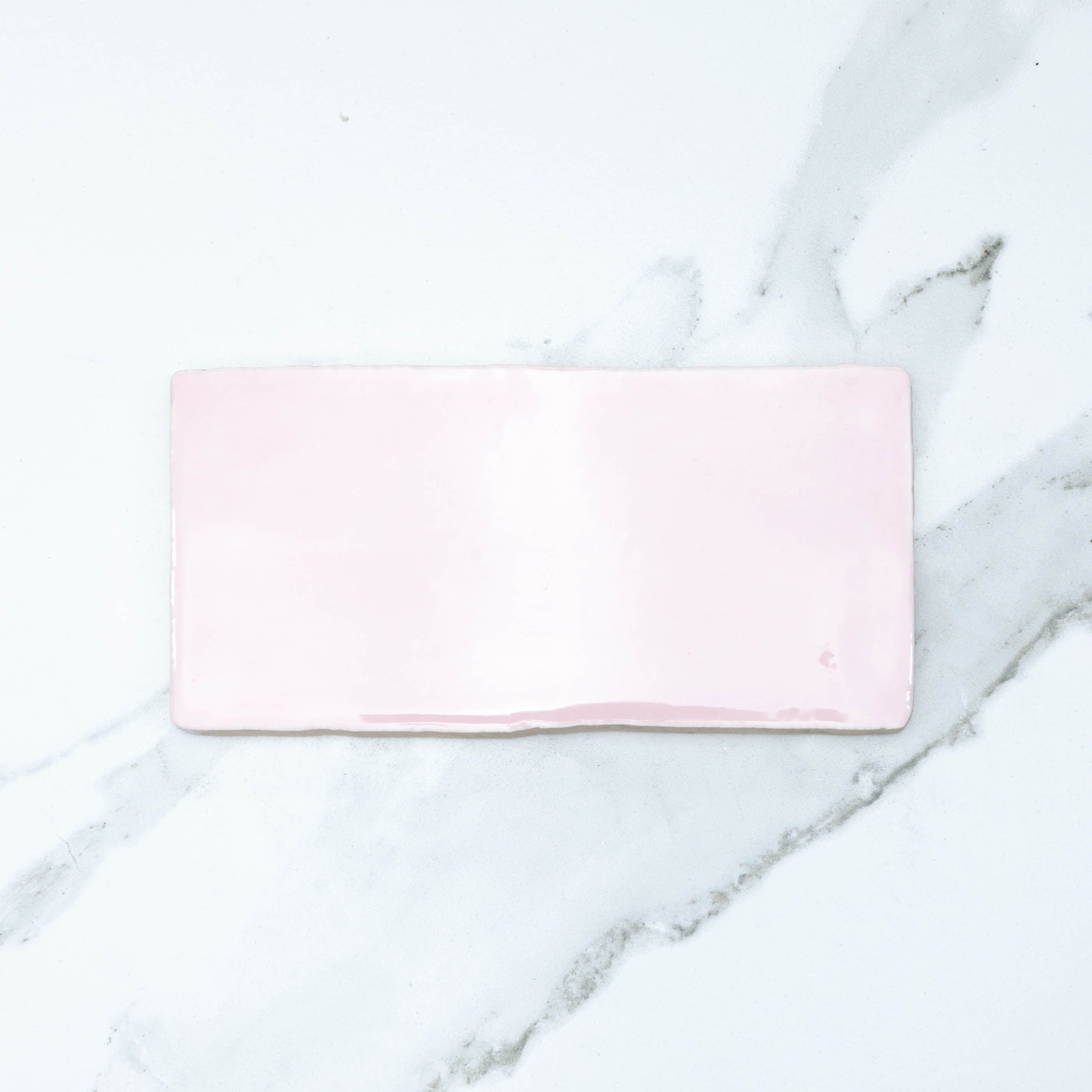 Manhattan Soft Pink Brillo 75x150 Glossy Subway Tile - Perfect for Kitchen Backsplash, Bathroom Walls & Modern Home Decor