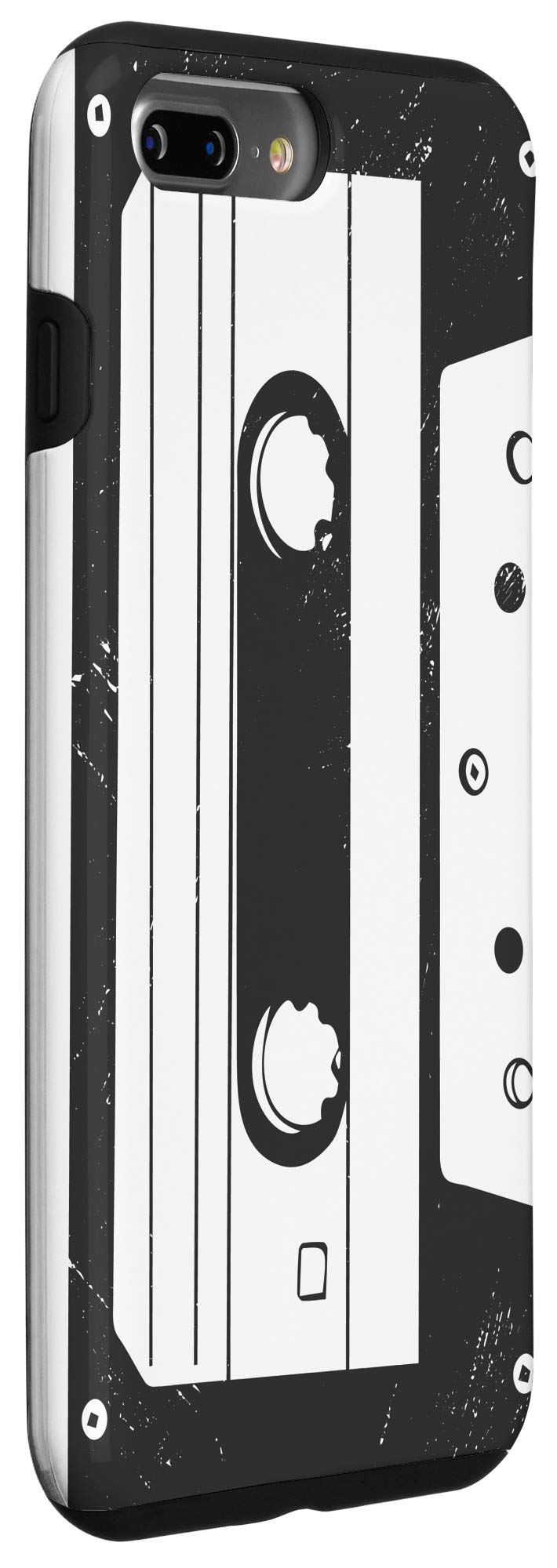 Vintage 80s Retro Cassette Tape Phone Case for iPhone 7 Plus/8 Plus - Durable Protective Cover with Unique Design - Perfect for Music Lovers & 80s Nostalgia Fans