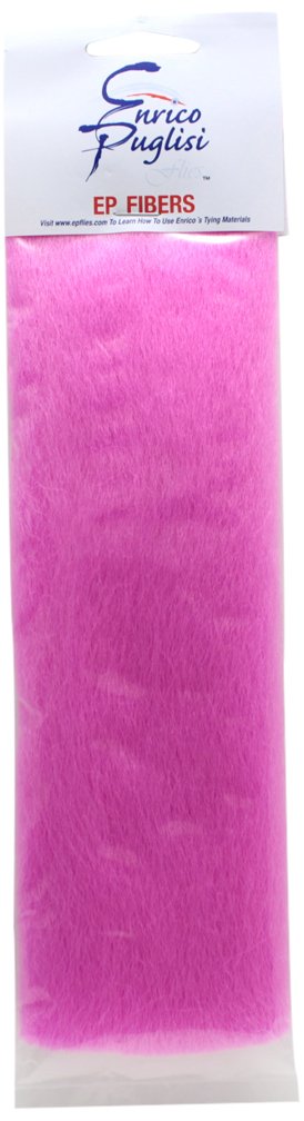 Enrico Puglisi Fibers Hot Pink Fly Tying Material - Premium Synthetic Hair for Saltwater & Freshwater Flies - Perfect for Bonefish, Tarpon, and Trout Fishing