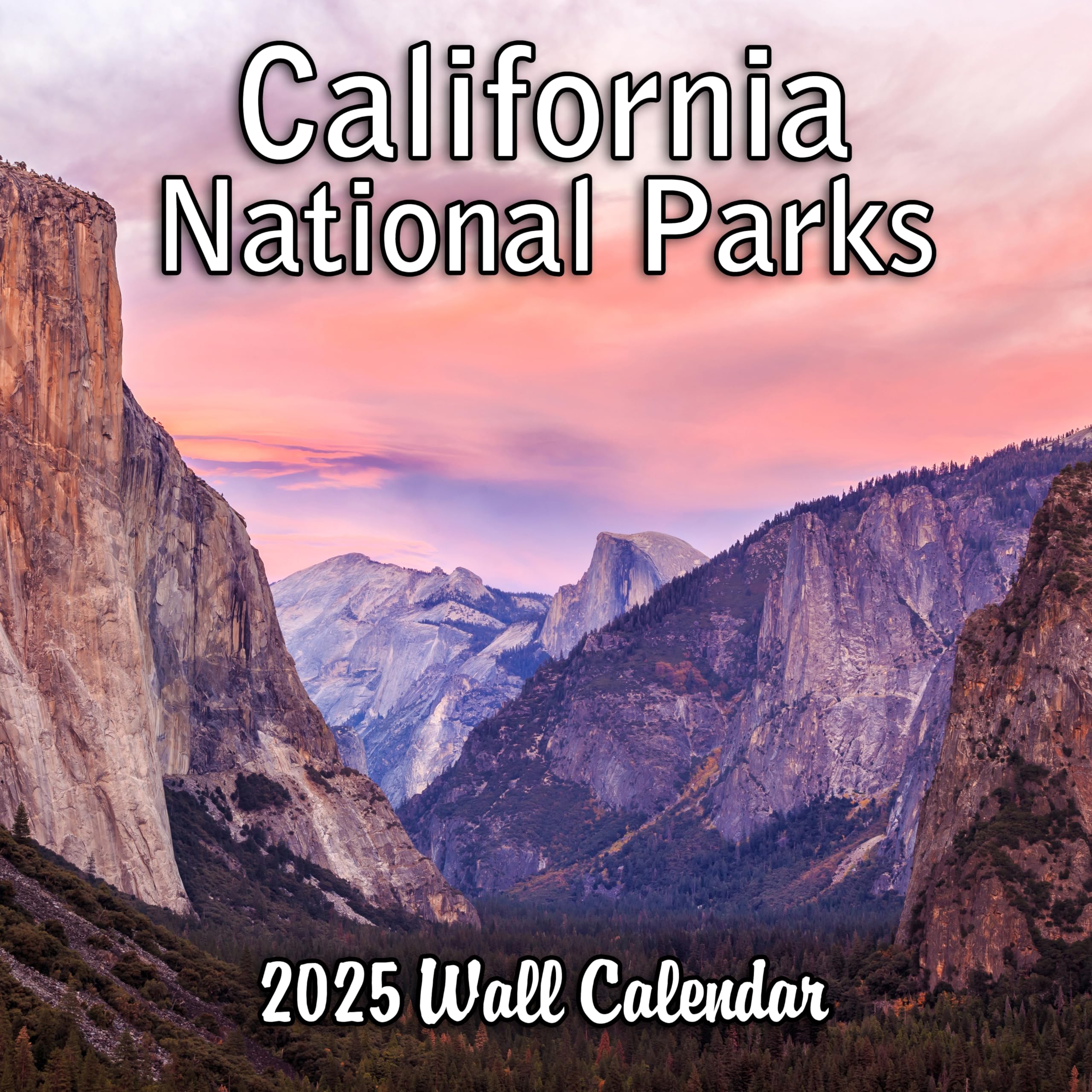 2025 California National Parks Monthly Wall Calendar - 12