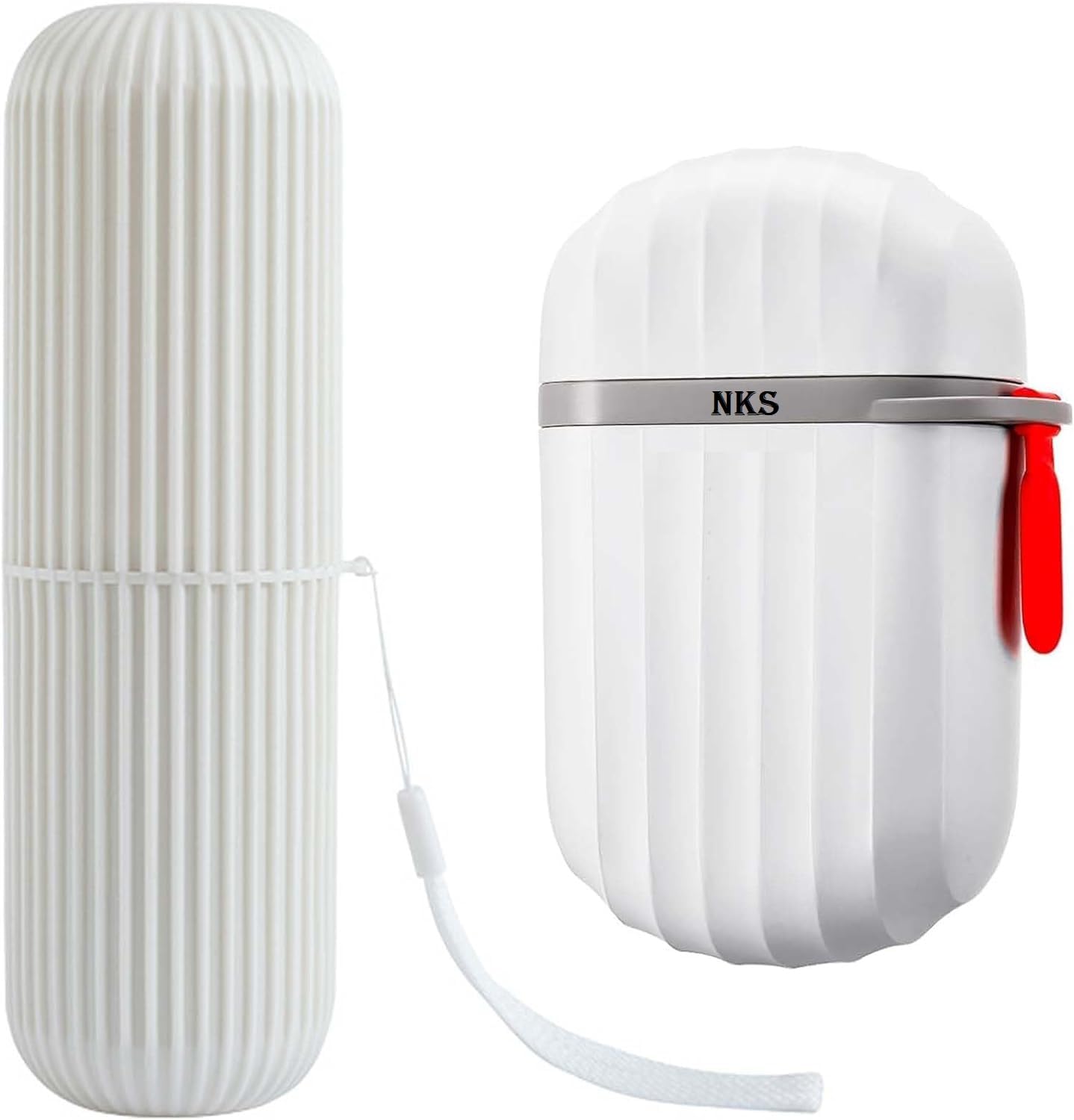 Waterproof Travel Soap Case & Toothbrush Holder Set - Compact Plastic Soap Dish with Handle for Shower, Camping & Gym - Multicolor Travel Accessories for Toiletries Organization