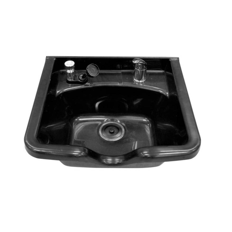 Camden Salon Shampoo Bowl with Faucet - UPC Certified Professional Hair Washing Basin for Salons & Spas - Perfect for Hair Styling, Coloring & Washing Services