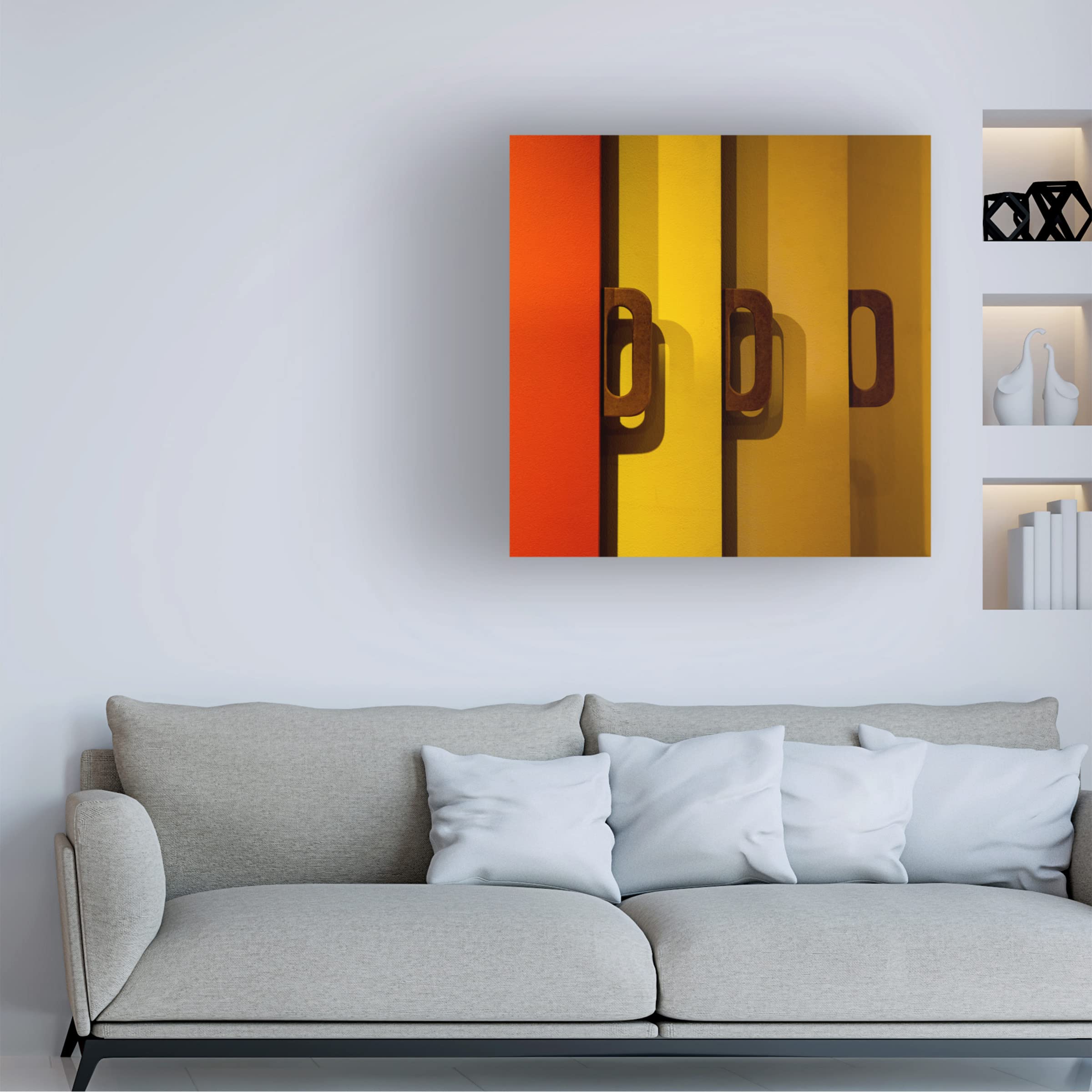 Trademark Fine Art 'Filed' Canvas Art by Inge Schuster - Handmade Wall Decor for Living Room, Bedroom & Office - Perfect for Home & Office Decor