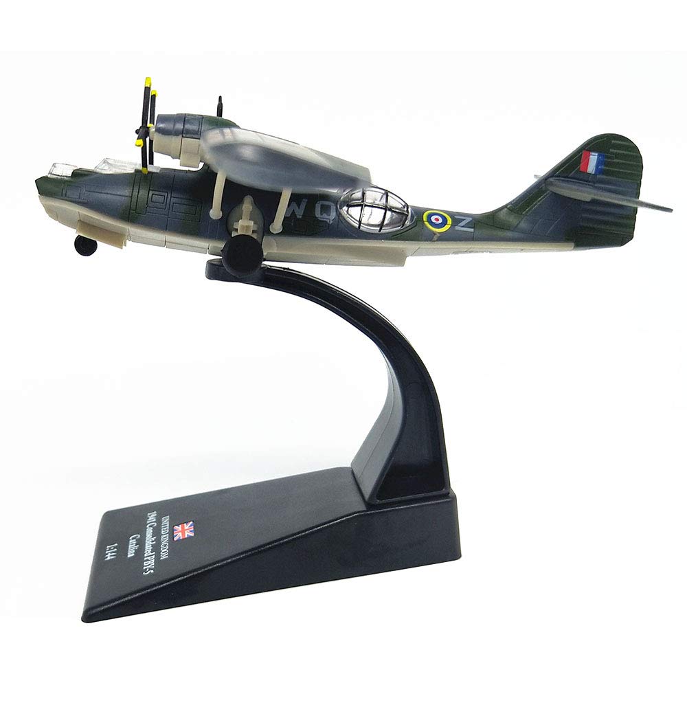 1/144 WWII PBY Catalina Fighter Model - Military Collectible Gift for Adults - Display & Hobby Use