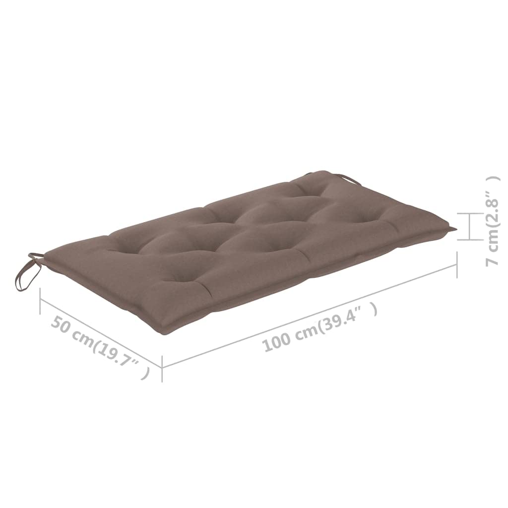 Premium Outdoor Loveseat Cushion - Waterproof 39.4