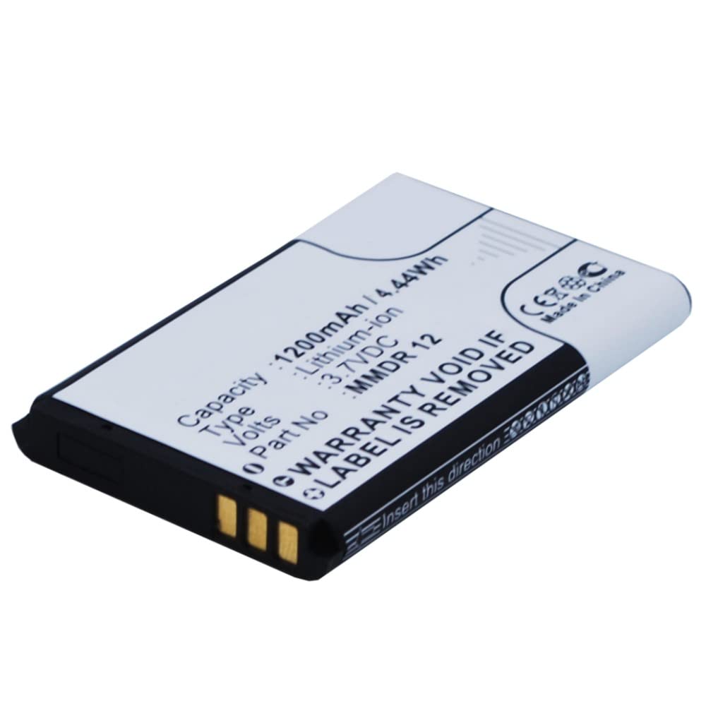Synergy Digital Li-ion 3.7V 1200mAh High Capacity Replacement Battery for Avus Piano Cell Phone - Compatible with Avus MMDR 12 & Verdit Models - Perfect for Travel, Business, and Everyday Use